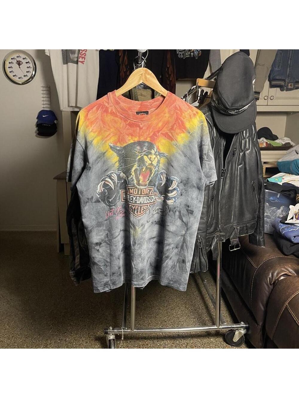 Vintage 90s Harley Davidson Panther California Shirt